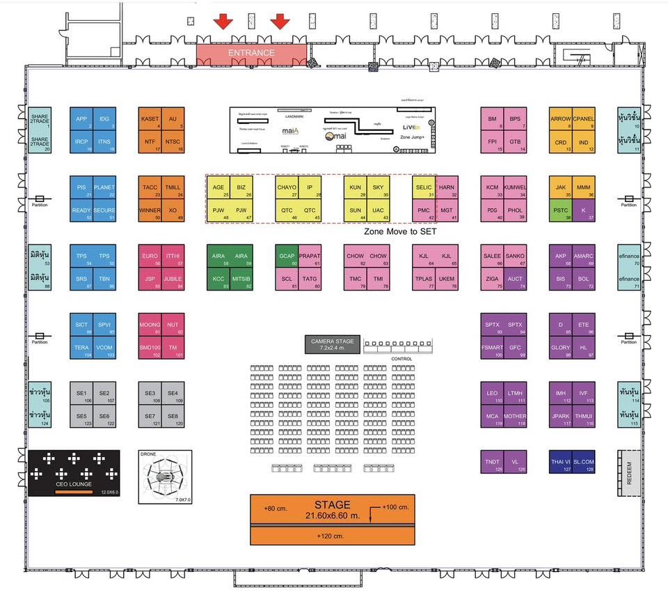 แผนผังบูทงาน mai Forum 2026